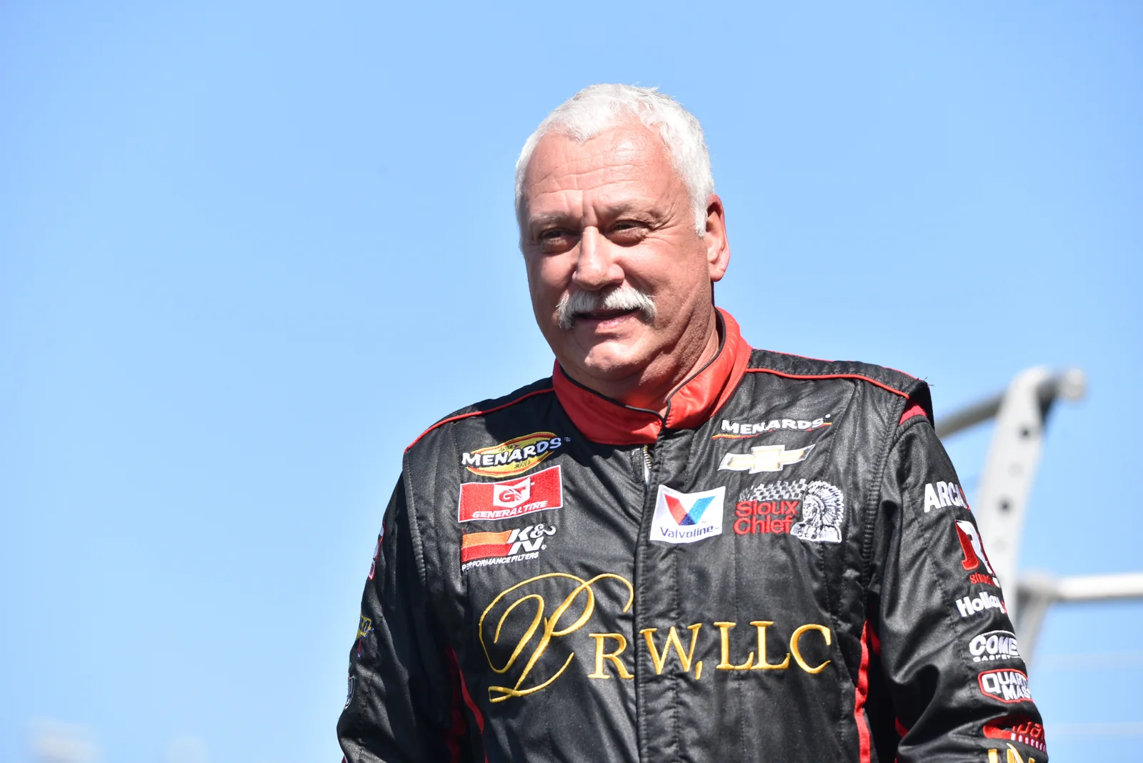 Dave Mader III during driver introductions at Daytona in 2022